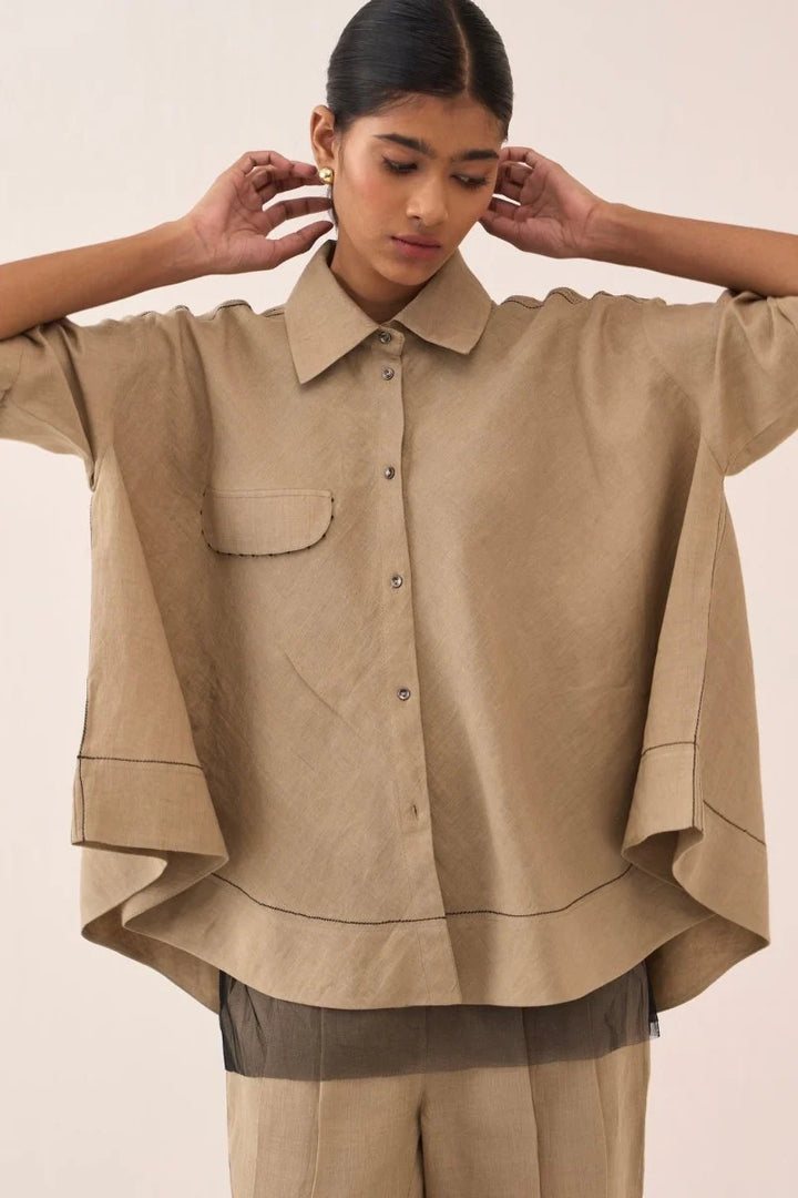 Wide Hem Shirt