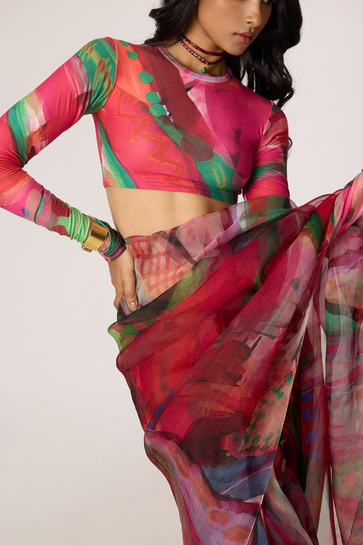 Zavi Blouse & Agatha Sari