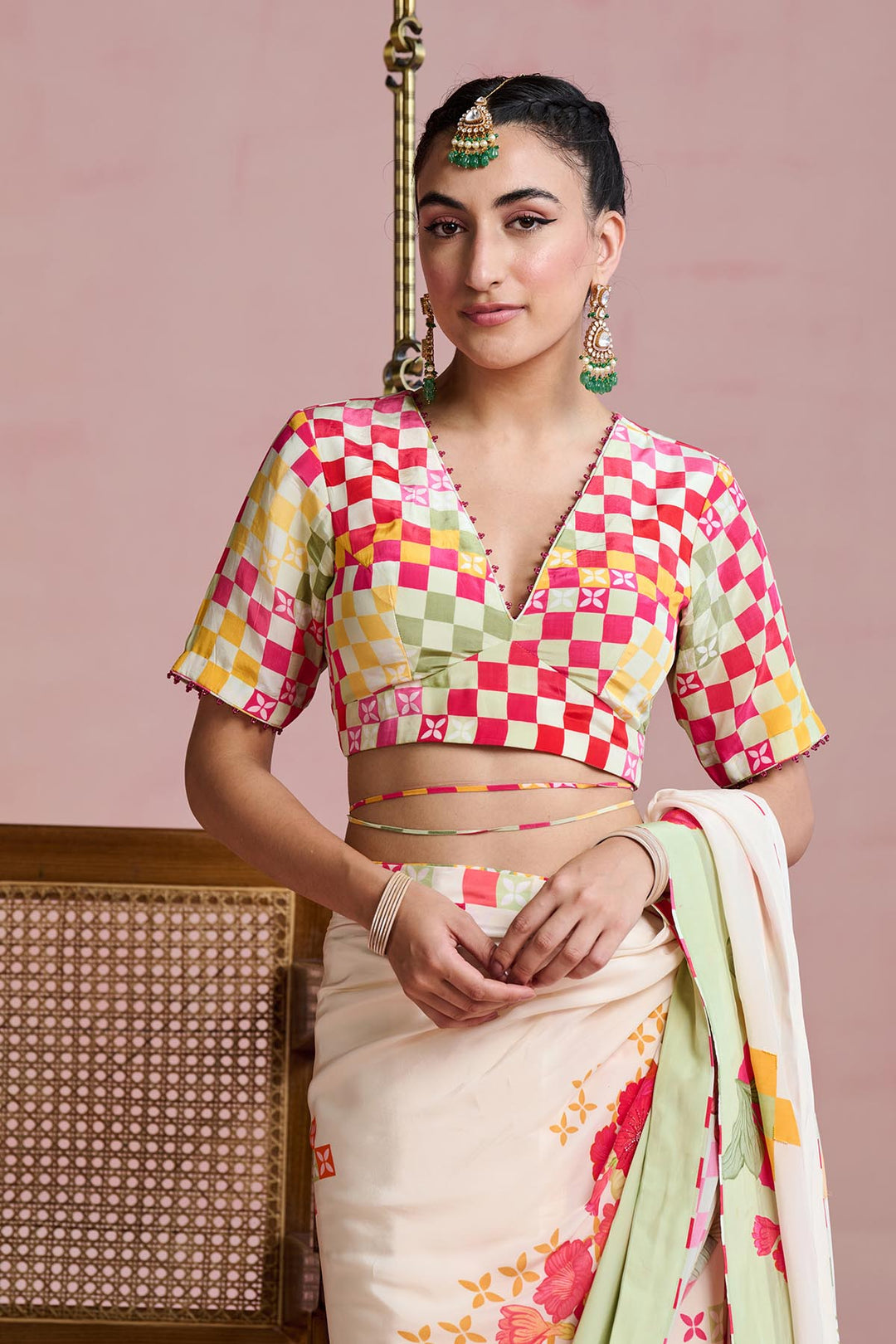 Urmi Drape Saree Set