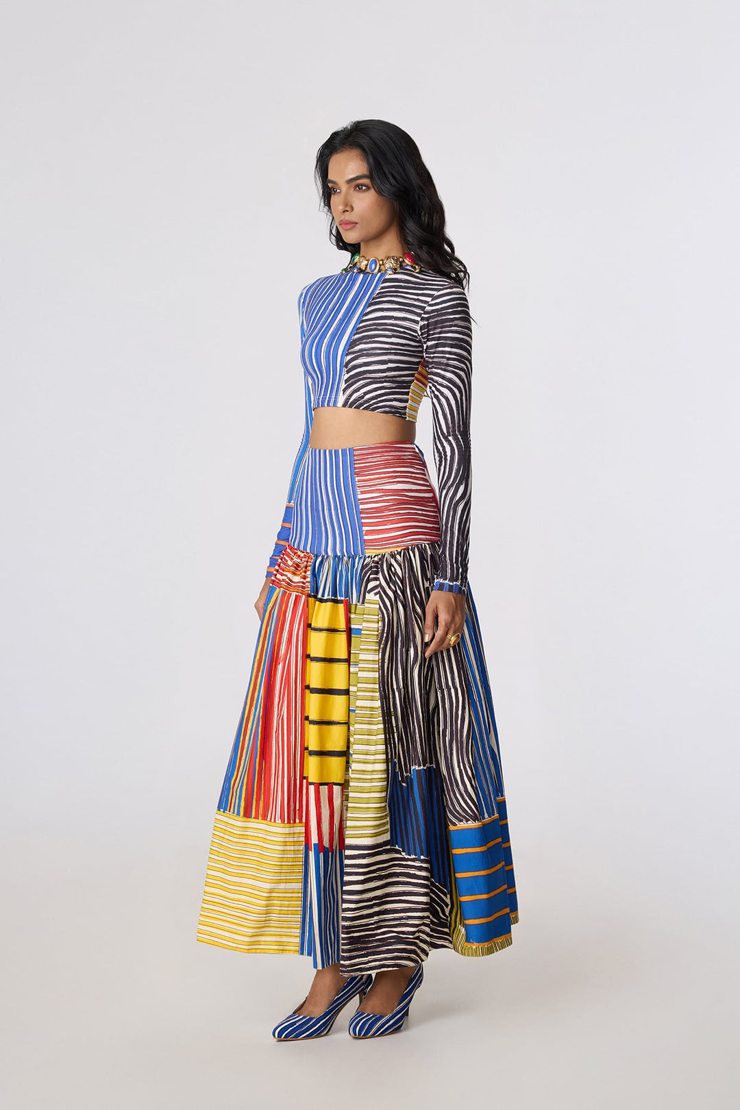 Zavi Blouse & Jasper Skirt