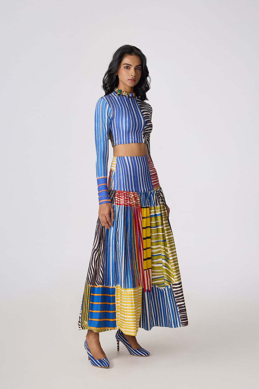Zavi Blouse & Jasper Skirt