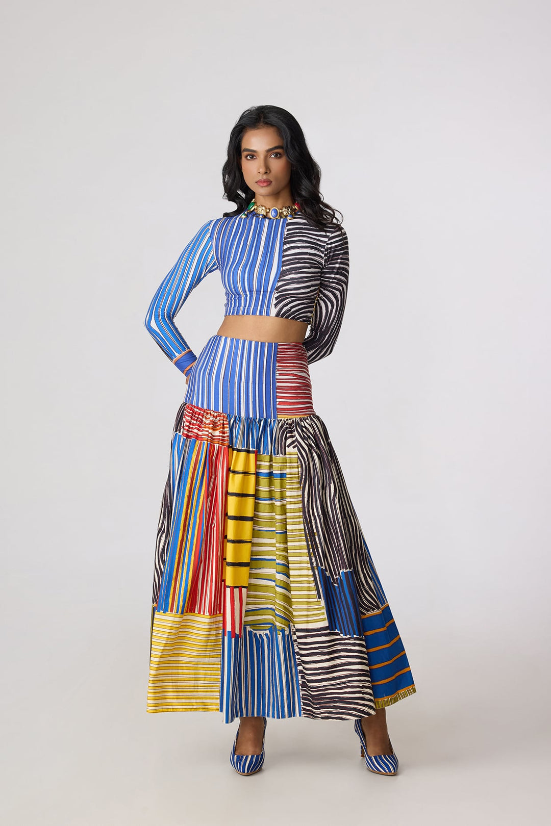 Zavi Blouse & Jasper Skirt