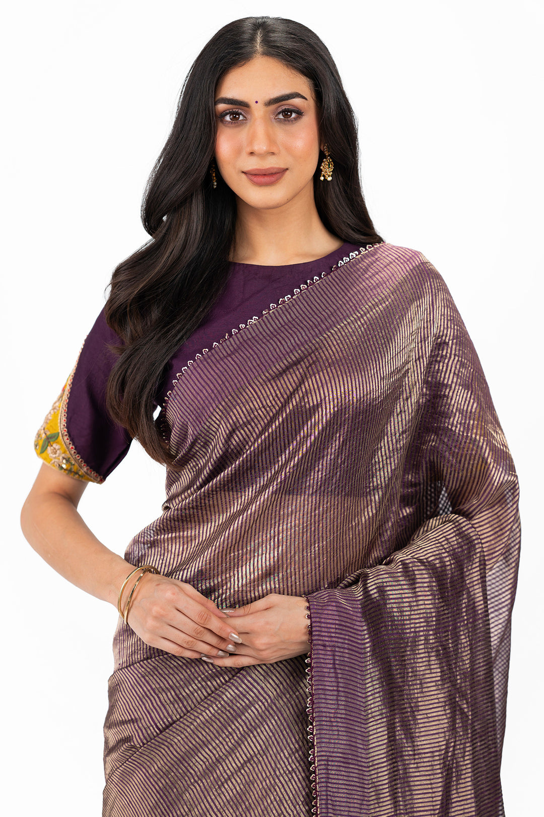 Zardosi Banarasi saree