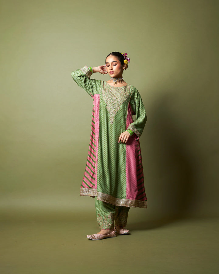 Zewara embroidered kurta set