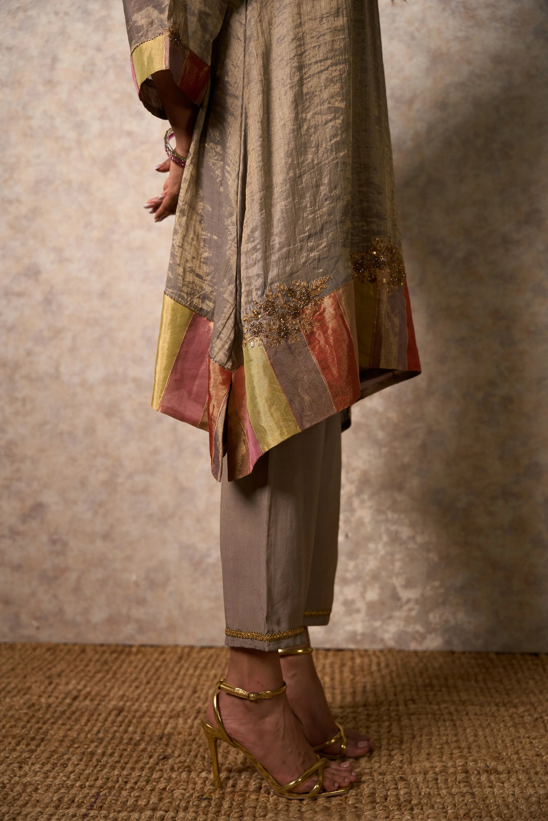 Zing Grey Kurta (Set of 2)