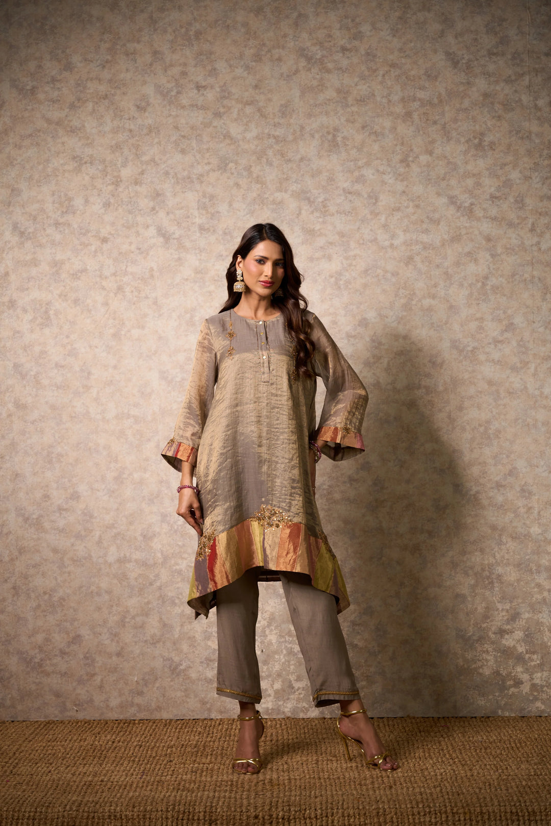 Zing Grey Kurta (Set of 3)