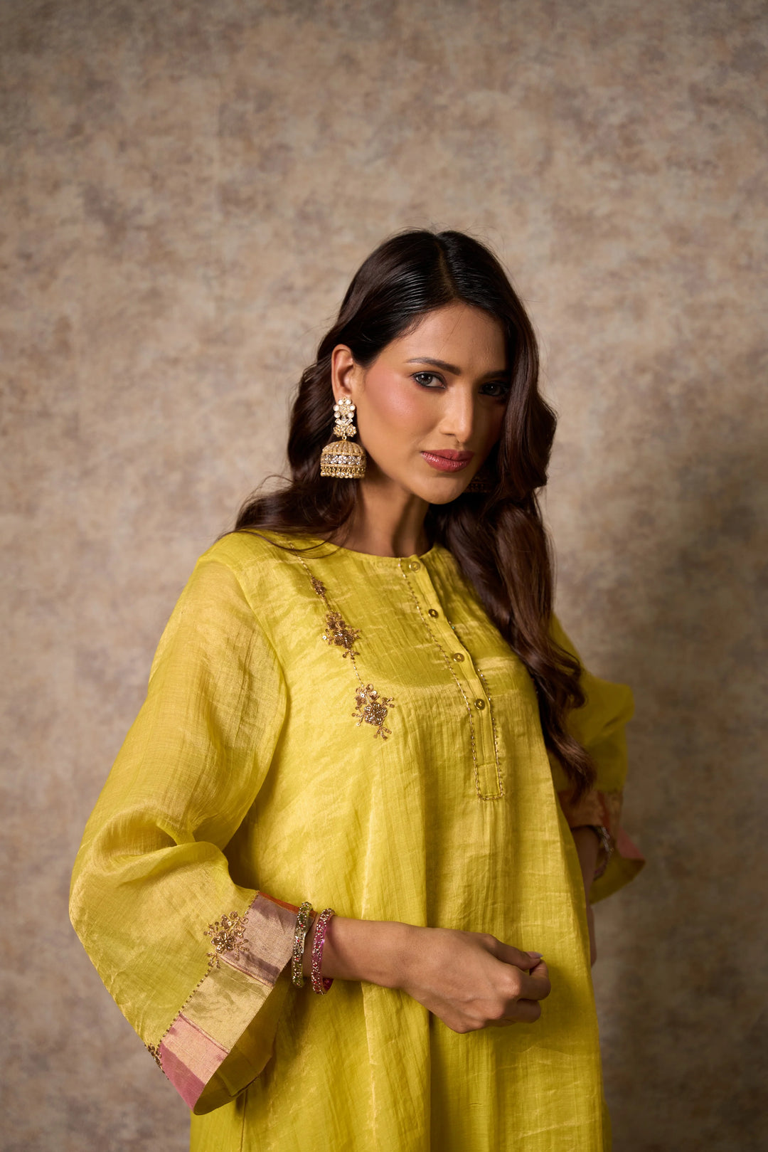 Zing Yellow Kurta (Set of 2)
