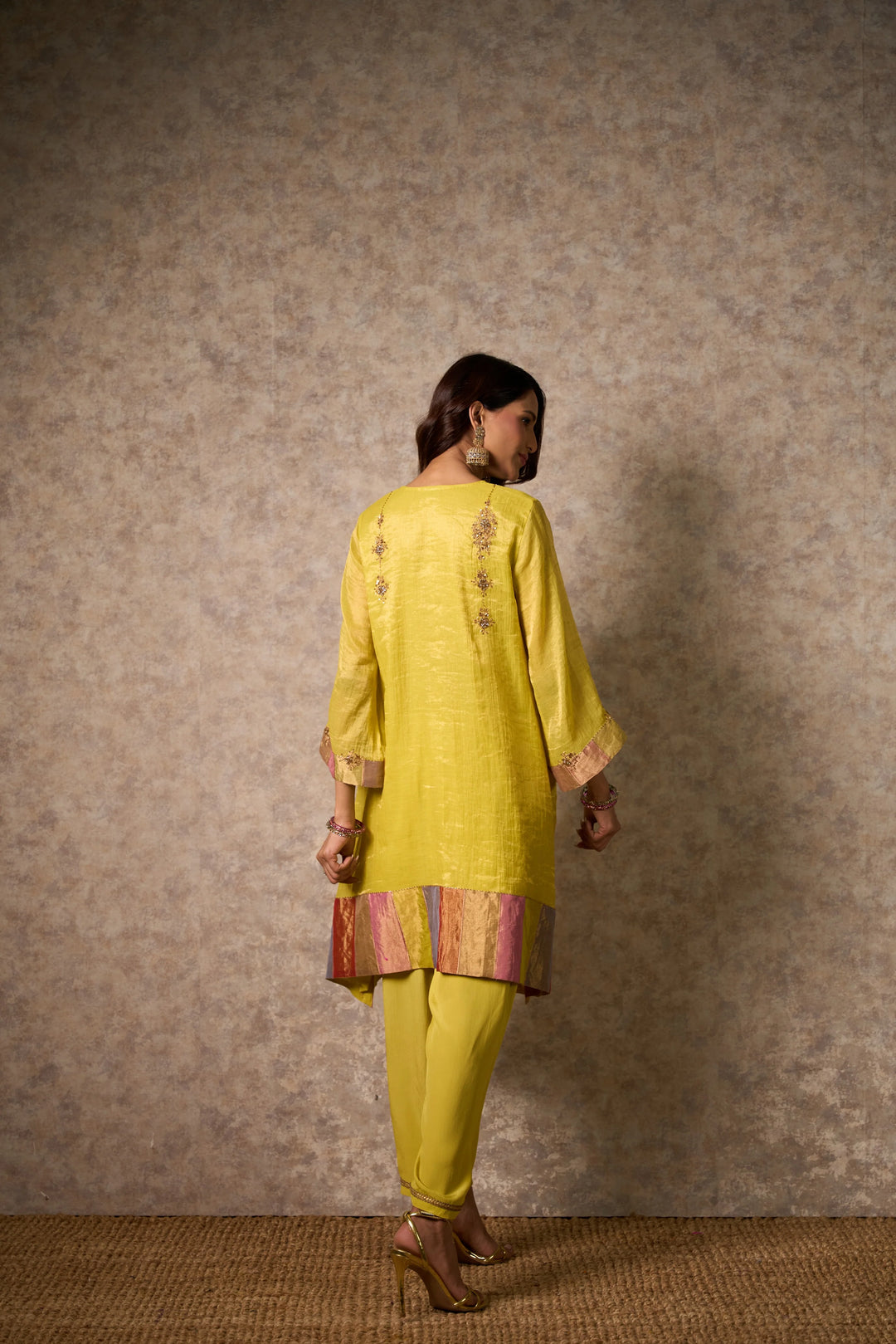 Zing Yellow Kurta (Set of 2)