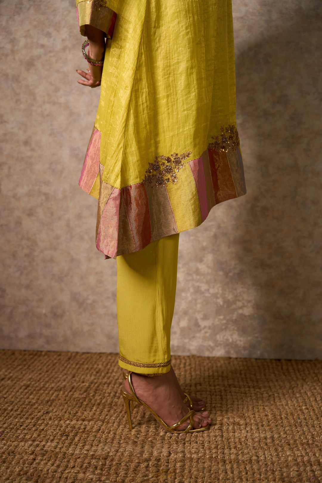 Zing Yellow Kurta (Set of 2)